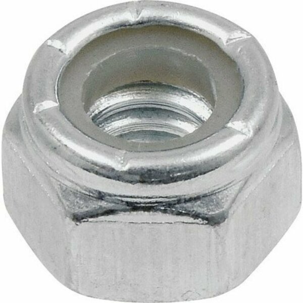 Hillman Lock Nut, 1/4"-20, Steel, Zinc Plated, 10 PK 6289